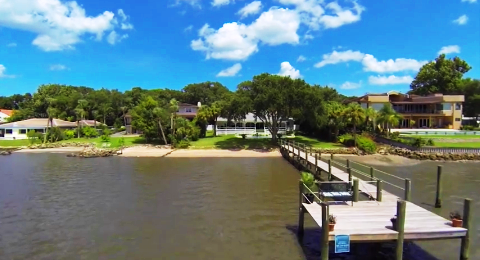 Riverfront Home with Dock at 136 Riverside Dr, Ormond B